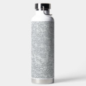 シルバーストーンゲイリー金ゴールドマーブルパープルグリッター ウォーターボトル (左面)