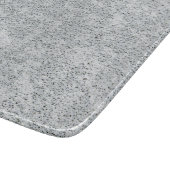 シルバーストーンゲイリー金ゴールドマーブルパープルグリッター カッティングボード (角)