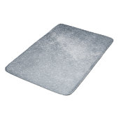 シルバーストーンゲイリー金ゴールドマーブルパープルグリッター バスマット (アングル)