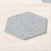 シルバーストーンゲイリー金ゴールドマーブルパープルグリッター ペーパーコースター (アングル)