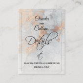 シルバーストーン採石場オンラインRSVPと詳細Mighty 名刺 (裏面)