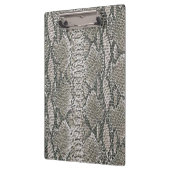 シルバースネークスキンクリップボード クリップボード (左)