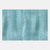 シルバースネークプリント ラッピングペーパーシート (正面2)