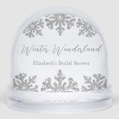 シルバースノーフレークのウィンター ブライダルシャワー (正面)