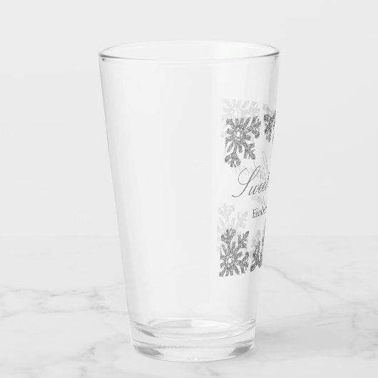 シルバースノーフレークウィンタースウィート16 タンブラーグラス (右)