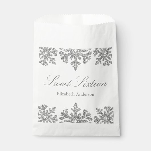 シルバースノーフレークウィンタースウィート16 フェイバーバッグ (正面)