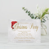シルバースノーフレーククリスマスパーティー 招待状 (スタンド正面)