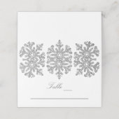 シルバースノーフレークスウィンターSweet sixteen プレイスカード (外部開封)