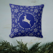 シルバースノーフレークトインデア クッション