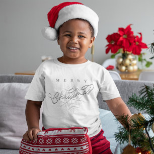 シルバースノーフレークメリークリスマス Tシャツ