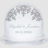 シルバースノーフレーク冬の結婚式 (裏面)
