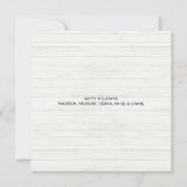 シルバースノーフレーク喜びスクリプト3フォトコラージュ シーズンカード (裏面)