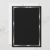 シルバースノーフレーク、ディアカンパニークリスマスパーティー 招待状 (裏面)