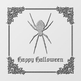 シルバースパイダーハロウィーン ウィンドウサイン