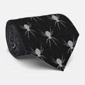 シルバースパイダーハロウィーン ネクタイ (ロール)