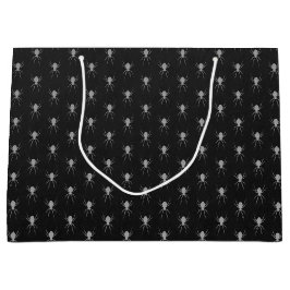 シルバースパイダーハロウィーン ラージペーパーバッグ