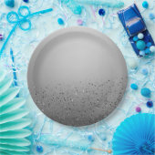 シルバースパークリーグリッタースウィート16バースデーパーティー ペーパープレート (パーティー)