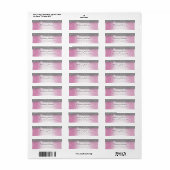 シルバースパークリーグリッターピンクパステル ラベル (フルシート)