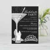 シルバースパークルカクテルバチェロレッテ 招待状 (スタンド正面)