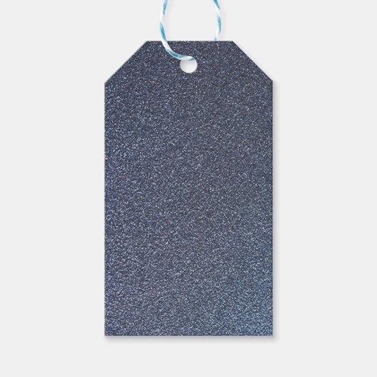 シルバースパークルグリッター ギフトタグ (正面)