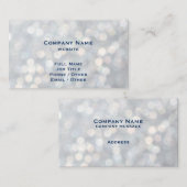 シルバースパークルズ名刺 名刺 (正面/裏面)