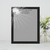 シルバースパークルディスコボールパーティー レターヘッド (スタンド正面)