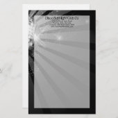 シルバースパークルディスコボールパーティー 便箋 (正面/裏面)