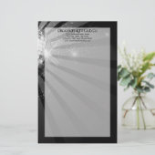 シルバースパークルディスコボールパーティー 便箋 (スタンド正面)