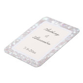 シルバースパークルフレキシブルフォトマグネット マグネット (左側)