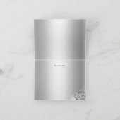 シルバースパークルマスカレードサンキューカード サンキューカード (内部)