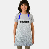 シルバースパークルルルックブルーストリングガールディバスタイリスト エプロン (インサイチュ)