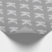 シルバースパークルレターK ラッピングペーパー (角)