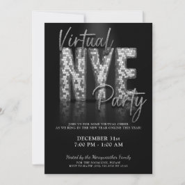 シルバースパークル バーチャルニューイヤーズイブパーティー 招待状