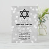 シルバースパークル《写真》ぼけ味バルミツワーとデビッドのスター 招待状 (スタンド正面)