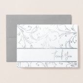 シルバースワールズありがとう 箔カード (封筒付き正面)