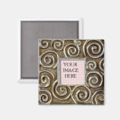 シルバースワールフレームテンプレート マグネット (正面/裏面)