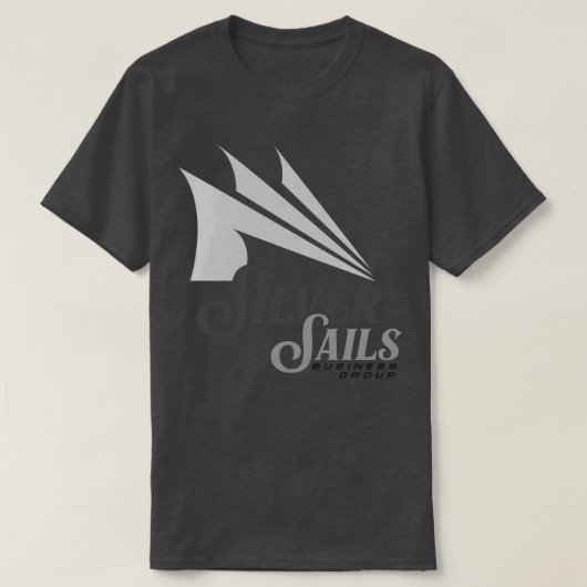 シルバーセイルズビジネスグループ Tシャツ (デザイン正面)