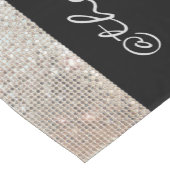 シルバーセクイン ショートテーブルランナー (コーナー)