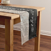 シルバーセクイン ショートテーブルランナー (インサイチュ)