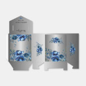 シルバーセレニティ:ブルーフローラブリス フェイバーボックス (折り畳みなし)