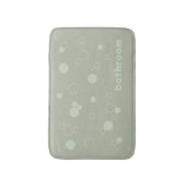 シルバーセージ緑 バスマット (正面縦)