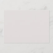 シルバーセージ ユーカリ ウェディング レセプション 挿入 エンクロージャーカード (裏面)