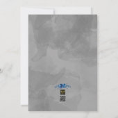 シルバーソイレ咲く青い情事招待状 招待状 (裏面)