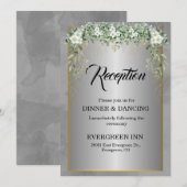 シルバーソワレ：咲き誇る華の招待状 招待状 (正面/裏面)