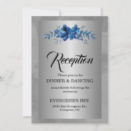 シルバーソワール：ブルーミングブルーアフェアー レセプション 招待状