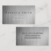 シルバーソーシャルワーカー 名刺 (正面/裏面)
