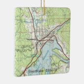 シルバーソーンコロラドトポの地図 セラミックオーナメント (右)