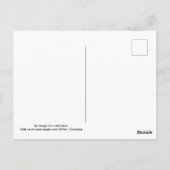 シルバータビーキャット顔 ポストカード (裏面)