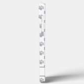 シルバータビーチンチラグレー ペルシャ猫と名前 Case-Mate iPhoneケース (裏面 / 左)