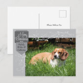 シルバータブ＆フローリッシュのクリスマス写真ポストカード シーズンポストカード (正面/裏面)